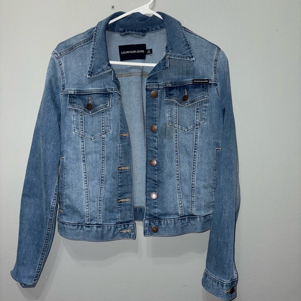 Calvin Klein Jeans Blue Denim Trucker Jacket